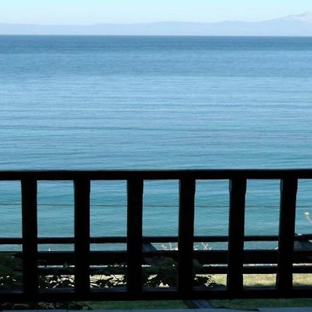 Sangue Blu Beachfront Villa Apartment Agios Nikolaos  Exterior foto